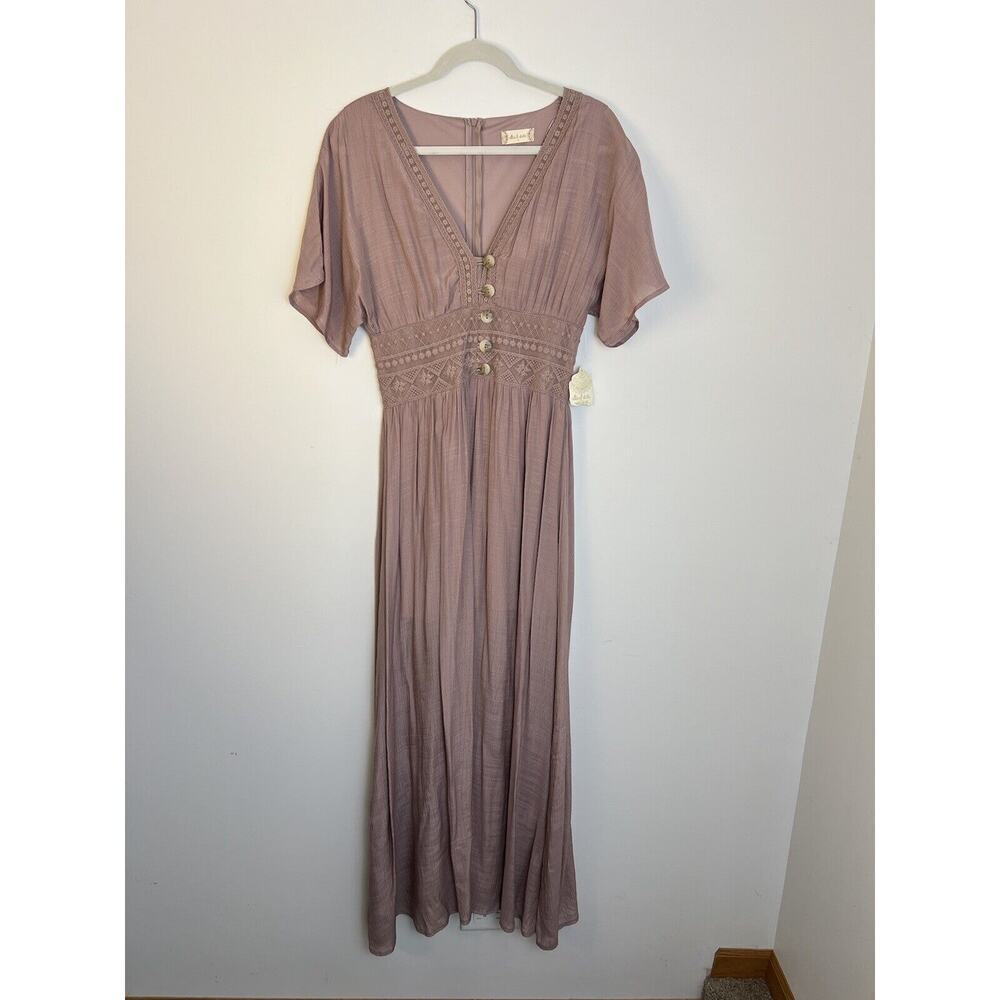 Altar'd State Mauve Maxi Dress